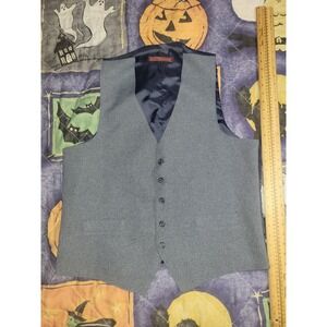 Vintage Levi's Action Waist Coat Blue Tuxedo Vest‎ Men's XL